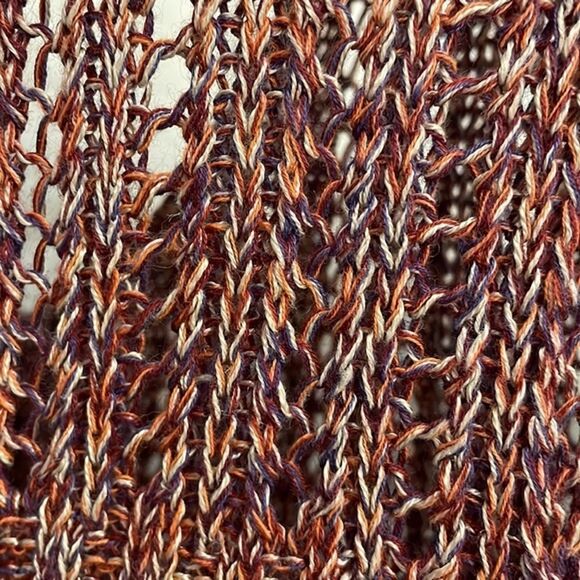 Coldwater Creek Multicolor Sleeveless Cardigan Knit Sweater Womens Size Medium - Picture 10 of 12